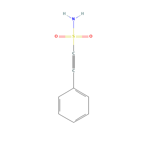 Phenylethynsulfonic Acid Amide (CAS: 64984-31-2) - Chemical Structure and Molecular Formula 