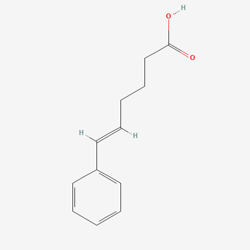 6-Phenyl-5-hexenoic Acid (CAS: 16424-56-9) - Chemical Structure and Molecular Formula 