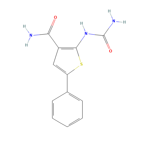 (5-Phenyl-2-ureido)thiophene-3-carboxamide (CAS: 354811-10-2) - Related Chemical Product