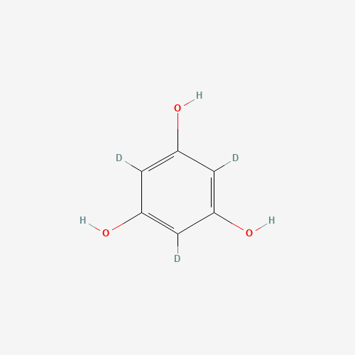 Phloroglucinol-d3 (CAS: 1036711-64-4) - Chemical Structure and Molecular Formula 