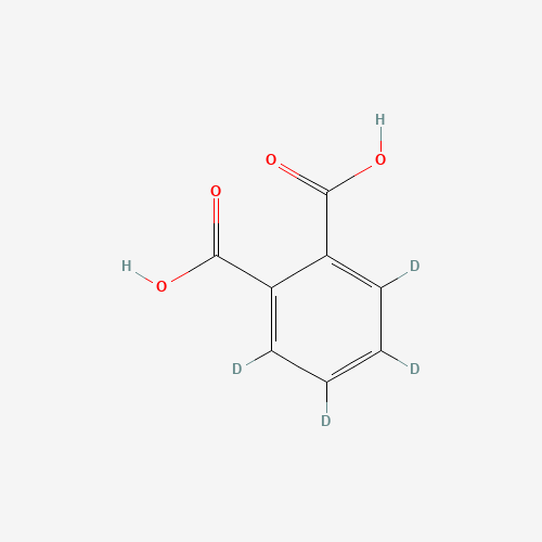 Phthalic Acid-d4 (CAS: 87976-26-9) - Chemical Structure and Molecular Formula 
