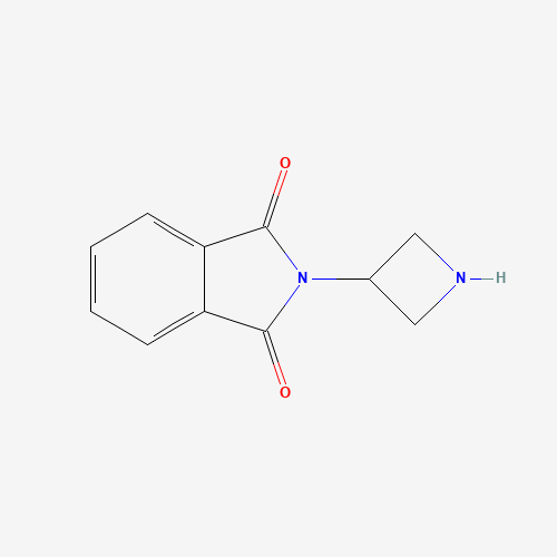 3-Phthalimidoazetidine (CAS: 104390-83-2) - Chemical Structure and Molecular Formula 