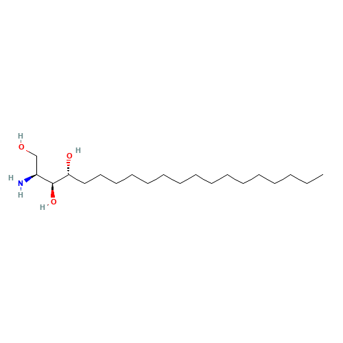 D-ribo C20-Phytosphingosine (CAS: 3530-53-8) - Chemical Structure and Molecular Formula 