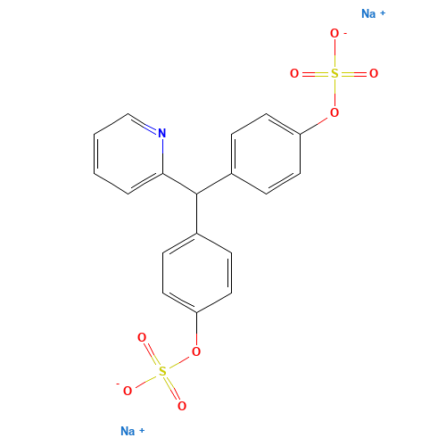 Picosulfate Sodium (CAS: 10040-45-6) - Chemical Structure and Molecular Formula 