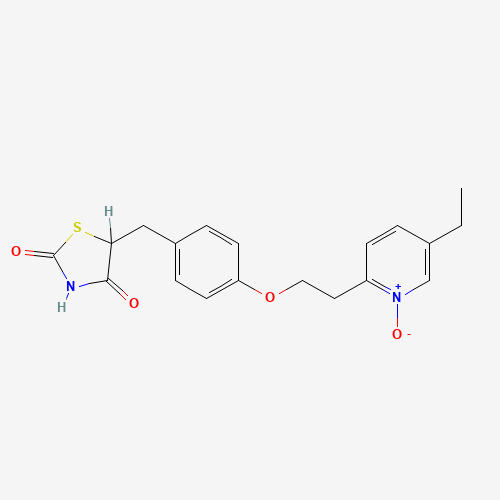 Pioglitazone N-Oxide (CAS: 145350-09-0) - Chemical Structure and Molecular Formula 