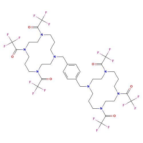Plerixafor Hexa(trifluoroacetate) (CAS: 4069393-93-3) - Chemical Structure and Molecular Formula 