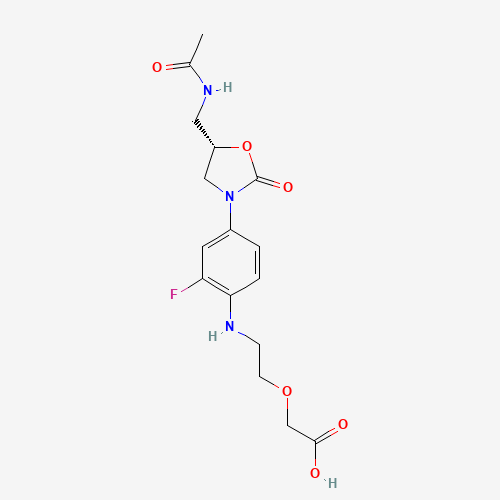 PNU 142300 (CAS: 368891-69-4) - Chemical Structure and Molecular Formula 