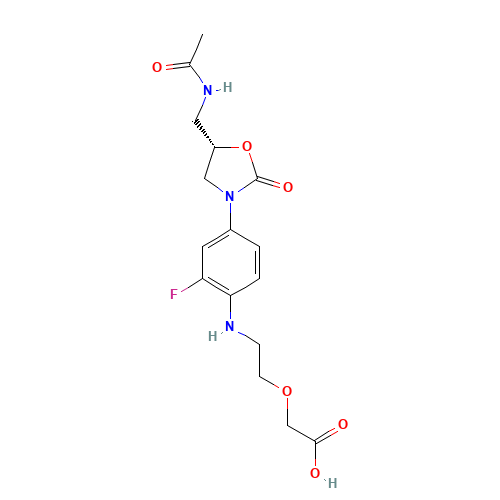 PNU 142300 (CAS: 368891-69-4) - Chemical Structure and Molecular Formula 