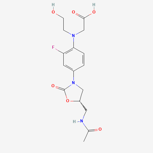 PNU 142586 (CAS: 368891-70-7) - Chemical Structure and Molecular Formula 