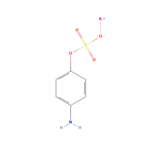 Potassium p-Aminophenyl Sulphate (CAS: 37763-28-3) - Chemical Structure and Molecular Formula 