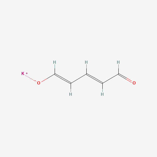 Potassium Glutaconate (CAS: 40418-44-8) - Chemical Structure and Molecular Formula 
