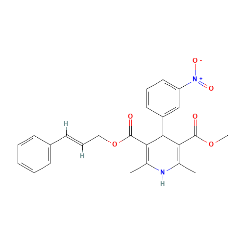Pranidipine (CAS: 99522-79-9) - Chemical Structure and Molecular Formula 