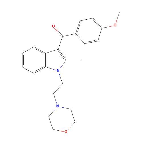 Pravadoline (CAS: 92623-83-1) - Chemical Structure and Molecular Formula 