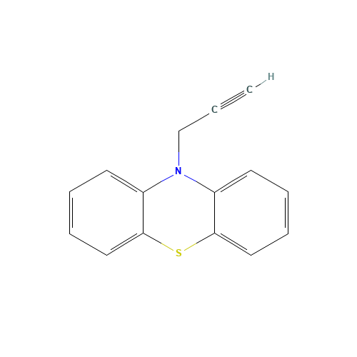 N-Propargyl Phenothiazine (CAS: 4282-78-4) - Chemical Structure and Molecular Formula 