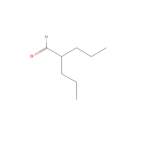 2-Propyl Valeraldehyde (CAS: 18295-59-5) - Chemical Structure and Molecular Formula 
