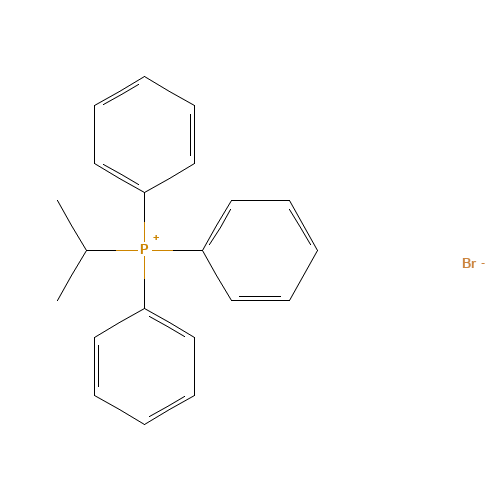 2-Propyltriphenylphosphonium Bromide (CAS: 1530-33-2) - Chemical Structure and Molecular Formula 