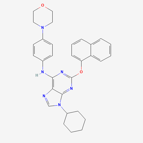 Purmorphamine (CAS: 483367-10-8) - Chemical Structure and Molecular Formula 