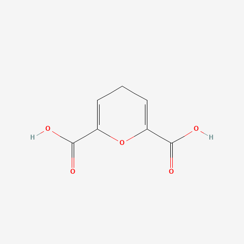 4H-Pyran-2,6-dicarboxylic Acid (CAS: 23047-07-6) - Chemical Structure and Molecular Formula 