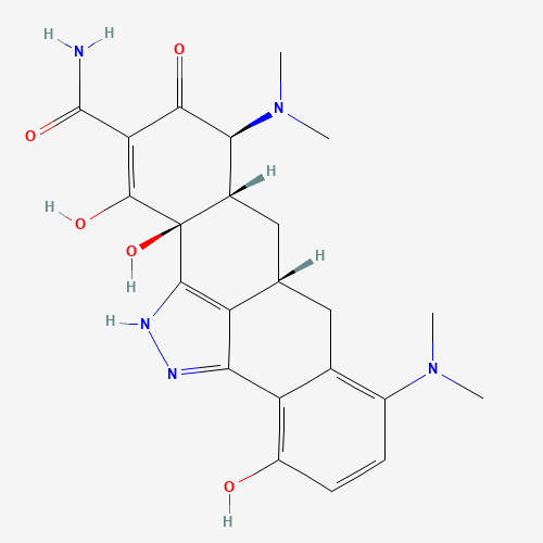 Pyrazolo Minocycline (CAS: 182004-72-4) - Chemical Structure and Molecular Formula 