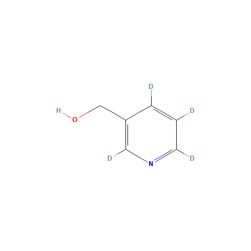 3-Pyridine Methanol-d4 (CAS: 258854-74-9) - Chemical Structure and Molecular Formula 