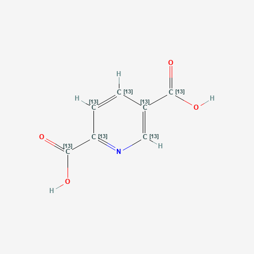 2,5-Pyridinedicarboxylic Acid (CAS: 1189695-39-3) - Chemical Structure and Molecular Formula 