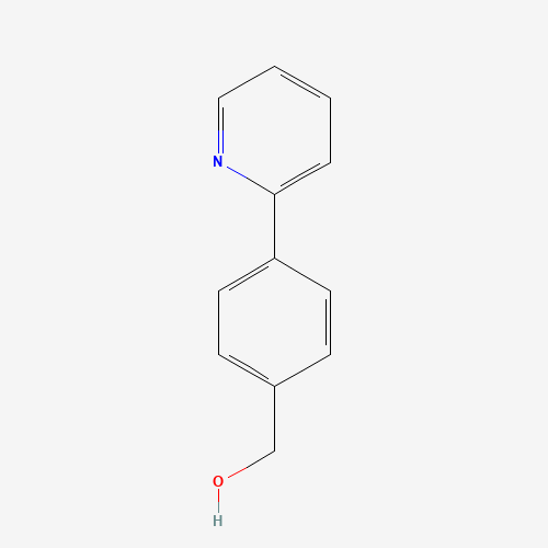 4-(2-Pyridinyl)benzyl Alcohol (CAS: 98061-39-3) - Chemical Structure and Molecular Formula 