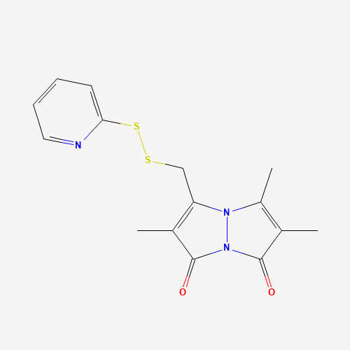 (2-Pyridyl)dithiobimane chemical structure (2-Pyridyl)dithiobimane (CAS: 385398-64-1) - Chemical Structure and Molecular Formula