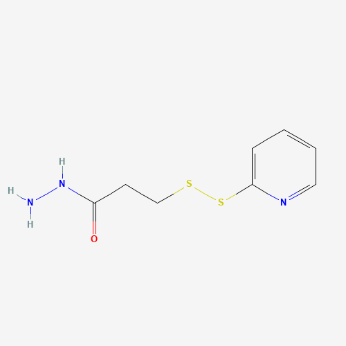 3-(2-Pyridyldithio)propanoic Acid Hydrazide (CAS: 115616-51-8) - Chemical Structure and Molecular Formula 