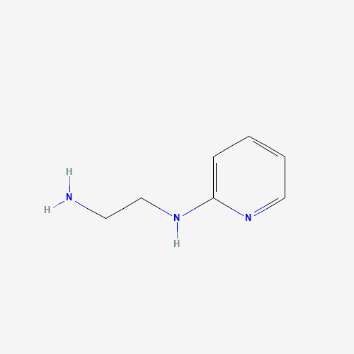 N-2-Pyridinyl-1,2-ethanediamine (CAS: 74764-17-3) - Chemical Structure and Molecular Formula 