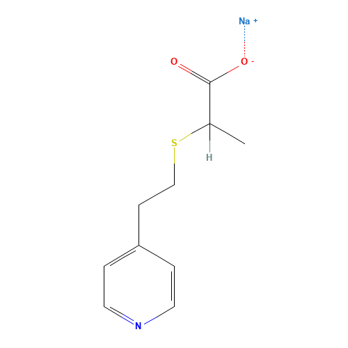 S-[2-(4-Pyridyl)ethyl]Thiolactic Acid, Sodium Salt (CAS: 1024357-58-1) - Related Chemical Product