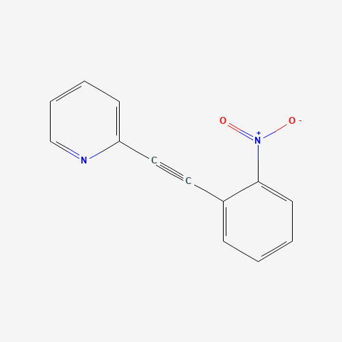 1-(2-Pyridyl)-2-(2-nitrobenzyl)alkyne (CAS: 155372-21-7) - Chemical Structure and Molecular Formula 