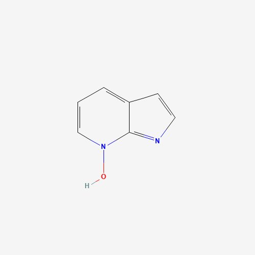1H-Pyrrolo[2,3-b]pyridine 7-Oxide (CAS: 55052-24-9) - Chemical Structure and Molecular Formula 