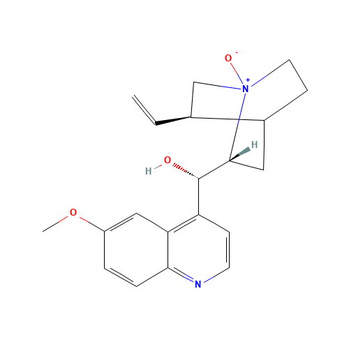 Quinidine N-Oxide (CAS: 70116-00-6) - Chemical Structure and Molecular Formula 