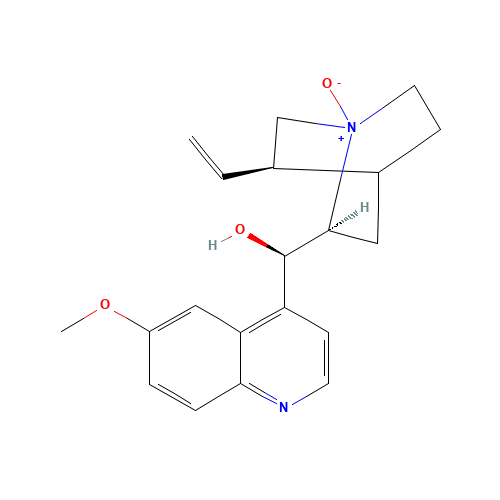 Quinine N-Oxide (CAS: 109906-48-1) - Chemical Structure and Molecular Formula 
