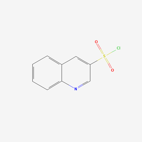 Quinoline-3-sulfonyl Chloride (CAS: 159182-40-8) - Chemical Structure and Molecular Formula 