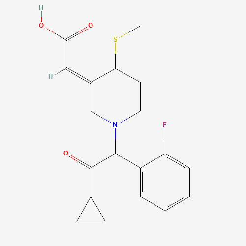 R-106583 (Prasugrel Metabolite) (CAS: 916599-27-4) - Chemical Structure and Molecular Formula 