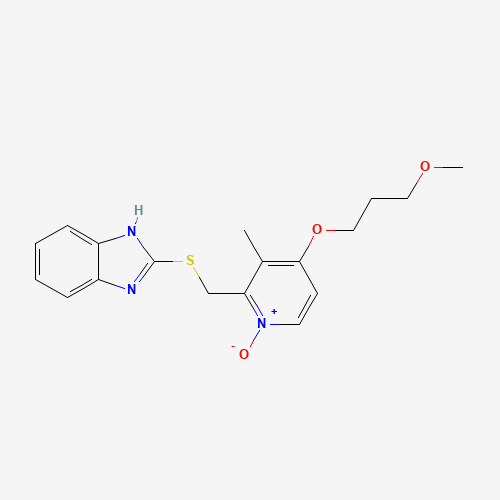 Rabeprazole Sulfide N-Oxide (CAS: 924663-40-1) - Chemical Structure and Molecular Formula 