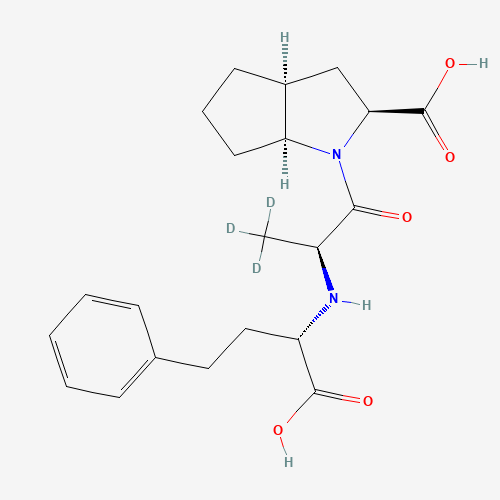 Ramiprilat-d3 (CAS: 1356933-70-4) - Chemical Structure and Molecular Formula 