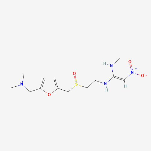 Ranitidine S-Oxide (CAS: 73851-70-4) - Chemical Structure and Molecular Formula 