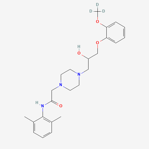 Ranolazine-d3 (CAS: 1054624-77-9) - Related Chemical Product