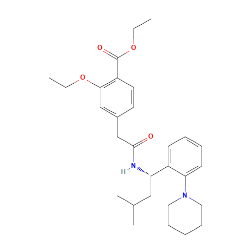 (S)-Repaglinide Ethyl Ester (Repaglinide Impurity) (CAS: 147770-06-7) - Related Chemical Product