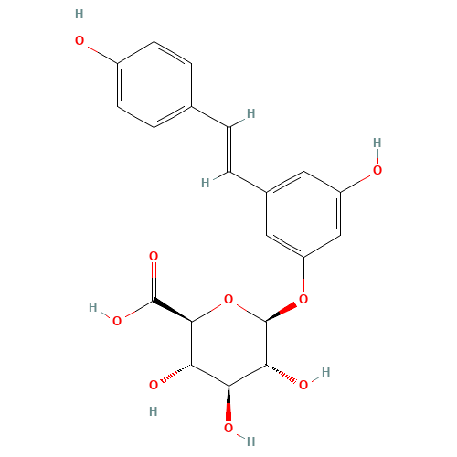 trans-Resveratrol 3-O-b-D-Glucuronide (CAS: 387372-17-0) - Related Chemical Product