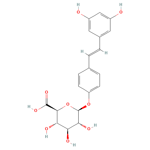 trans-Resveratrol 4'-O-b-D-Glucuronide (CAS: 387372-20-5) - Related Chemical Product
