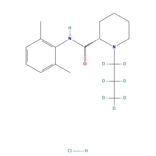 Ropivacaine-d7 Hydrochloride (CAS: 1217667-10-1) - Related Chemical Product