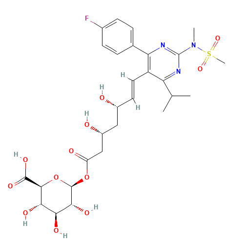 Rosuvastatin Acyl-b-D-glucuronide (CAS: 503610-44-4) - Related Chemical Product