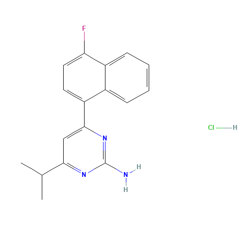 RS-127445 Hydrochloride (CAS: 199864-86-3) - Chemical Structure and Molecular Formula 