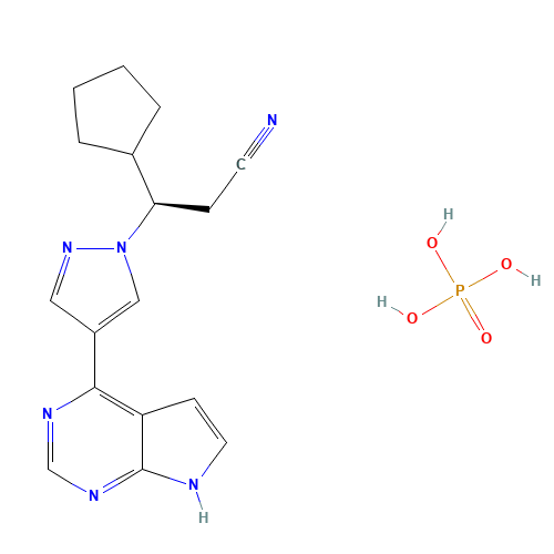 Ruxolitinib Phosphate (CAS: 1092939-17-7) - Related Chemical Product