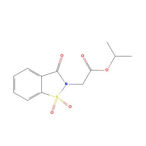 Saccharin N-(2-Acetic Acid Isopropyl Ester) (CAS: 76508-37-7) - Related Chemical Product