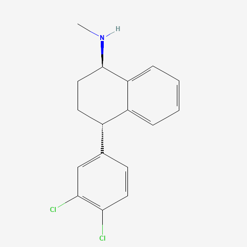 rac-trans-Sertraline (CAS: 79836-45-6) - Chemical Structure and Molecular Formula 