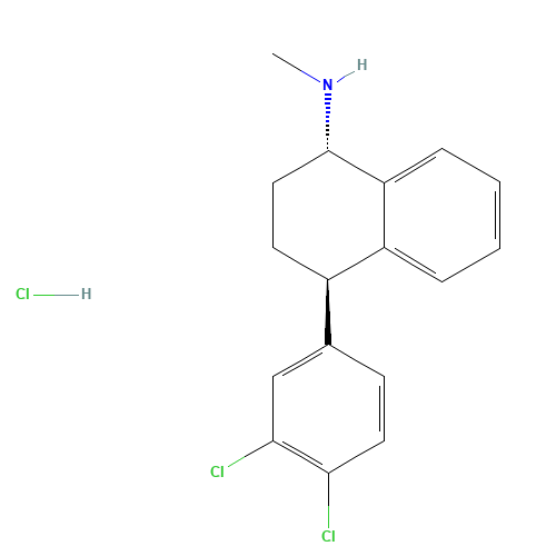 (1S,4R) Sertraline Hydrochloride (CAS: 79896-31-4) - Chemical Structure and Molecular Formula 